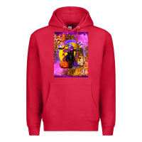 Cardinal witchy cat Premium Hoodie - BundleAndBundleShop