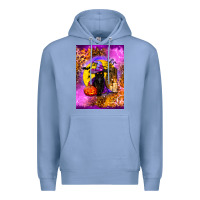 Colony Blue witchy cat Premium Hoodie - BundleAndBundleShop