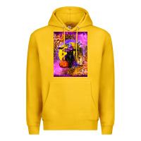 Lemon witchy cat Premium Hoodie - BundleAndBundleShop