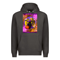 Smoke witchy cat Premium Hoodie - BundleAndBundleShop