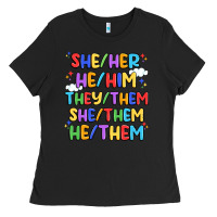 Black pride pronouns Ladies Tee - Artiststas