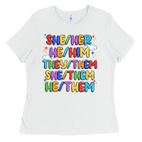 Pride Pronouns Ladies Tee | Teevron