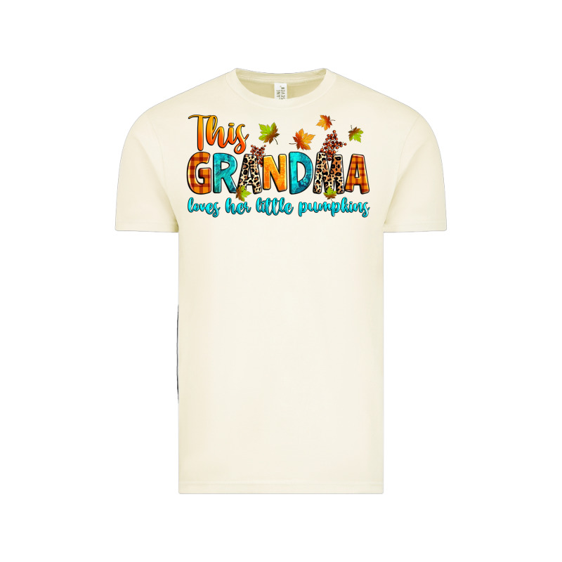 Customized This Grandma Loves Her Little Pumpkins Vintage Tee by texasbilliewilder | Teevron
