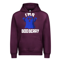 Mauve Wine Boo Berry Halloween Funny Blueberry for Berries Fans Premium Urban Hoodie - lanVoArt