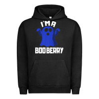 Pigment Black Boo Berry Halloween Funny Blueberry for Berries Fans Premium Urban Hoodie - lanVoArt