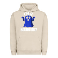 Pigment French Oak Boo Berry Halloween Funny Blueberry for Berries Fans Premium Urban Hoodie - lanVoArt