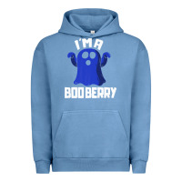 Pigment Pebble Blue Boo Berry Halloween Funny Blueberry for Berries Fans Premium Urban Hoodie - lanVoArt