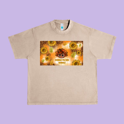 Gobble Til You Wobble Urban Heavy Tee Designed By Tumblerdesignbyshophia