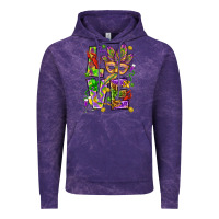 Cloud Purple Mardi Gras love Vintage Hoodie - HowdyJamesFarm