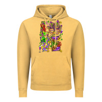 Vintage Mustard Mardi Gras love Vintage Hoodie - HowdyJamesFarm