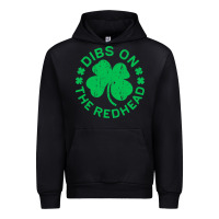 Black dibs on the redhead  st patricks day Urban Hoodie - lanVoArt