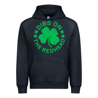 Navy dibs on the redhead  st patricks day Urban Hoodie - lanVoArt