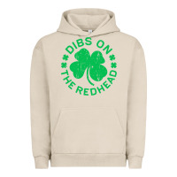 Pigment French Oak dibs on the redhead  st patricks day Urban Hoodie - lanVoArt