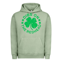 Pigment Oil Green dibs on the redhead  st patricks day Urban Hoodie - lanVoArt