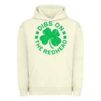 Pigment Pistachio dibs on the redhead  st patricks day Urban Hoodie - lanVoArt