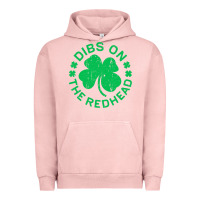 Pigment Salmon dibs on the redhead  st patricks day Urban Hoodie - lanVoArt