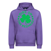 Tulip dibs on the redhead  st patricks day Urban Hoodie - lanVoArt