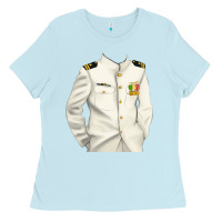 Baby Blue us navy Ladies Tee - RanaPortraitStore