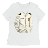 White us navy Ladies Tee - RanaPortraitStore