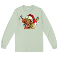 Matcha christmas heifer cow Long Sleeve Tee - CowGirlArtShop