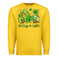 Lemon with god all things are possible Premium Sweatshirt - Artiststas