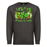 Smoke with god all things are possible Premium Sweatshirt - Artiststas