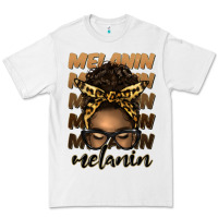 White melanin afro messy bun Premium Tee - Artiststas