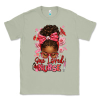 Matcha one loved nurse afro messy bun Classic Tee - texasbilliewilder