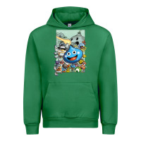 Emerald dragon quest slime print Urban Hoodie - lanVoArt