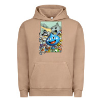 Pigment Burro dragon quest slime print Urban Hoodie - lanVoArt