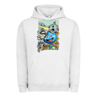 Pigment Lunar Rock dragon quest slime print Urban Hoodie - lanVoArt