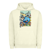 Pigment Pistachio dragon quest slime print Urban Hoodie - lanVoArt