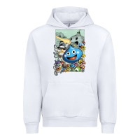 White dragon quest slime print Urban Hoodie - lanVoArt