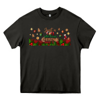 Asphalt just a girl who loves christmas libbey glass Heavy Core Tee - BundleAndBundleShop