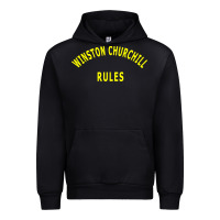 Black Trending Winston Churchill Rules Urban Hoodie - lanVoArt