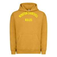 Pigment Peanut Butter Trending Winston Churchill Rules Urban Hoodie - lanVoArt