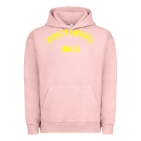 Pigment Salmon Trending Winston Churchill Rules Urban Hoodie - lanVoArt