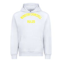 White Trending Winston Churchill Rules Urban Hoodie - lanVoArt