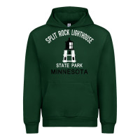 Forest Green Trending Split Rock Lighthouse Minnesota State Park Urban Hoodie - lanVoArt