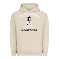 Pigment French Oak Trending Split Rock Lighthouse Minnesota State Park Urban Hoodie - lanVoArt