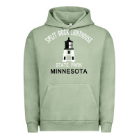 Pigment Oil Green Trending Split Rock Lighthouse Minnesota State Park Urban Hoodie - lanVoArt