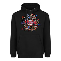 Black merica Heavyweight Hoodie - SublimationCraftShop