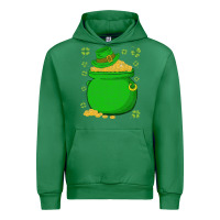 Emerald ireland leprechaun hat pot of gold irish st patricks day Urban Hoodie - lanVoArt