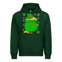 Forest Green ireland leprechaun hat pot of gold irish st patricks day Urban Hoodie - lanVoArt