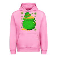 Fuchsia Pink ireland leprechaun hat pot of gold irish st patricks day Urban Hoodie - lanVoArt