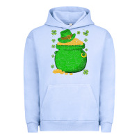 Pigment Grape Ice ireland leprechaun hat pot of gold irish st patricks day Urban Hoodie - lanVoArt