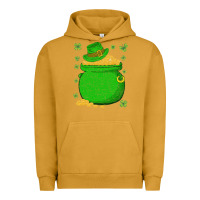 Pigment Peanut Butter ireland leprechaun hat pot of gold irish st patricks day Urban Hoodie - lanVoArt