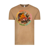 Vintage Camel Boots flannels bonfires leggins football Vintage Tee - NancyCooperArtShop