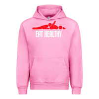 Fuchsia Pink funny eat healthy sexy tee mens rude valentine day gifts Urban Hoodie - lanVoArt