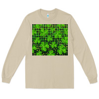 Mushroom shamrock and plaid Long Sleeve Tee - RanaPortraitStore